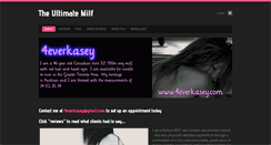 Desktop Screenshot of 4everkasey.com